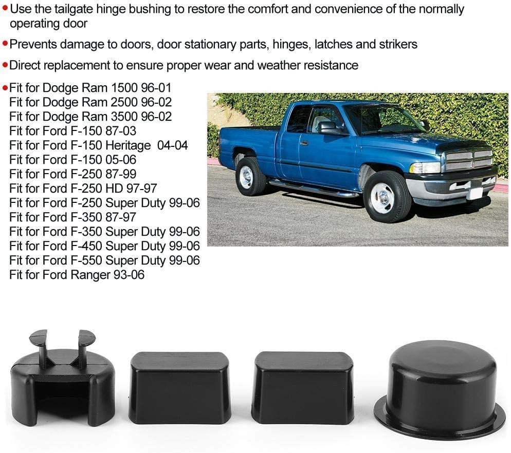 Car Rear Door Hinge Kit, 4pcs/Set Tailgate Hinge Pivot Bushing Insert Kit 386...