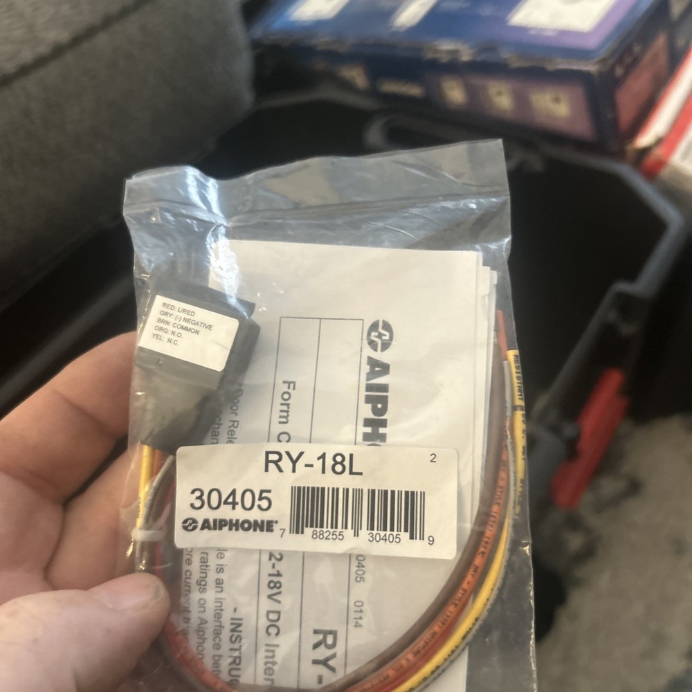 AIPHONE RY-18L RELAY 12-18V DC