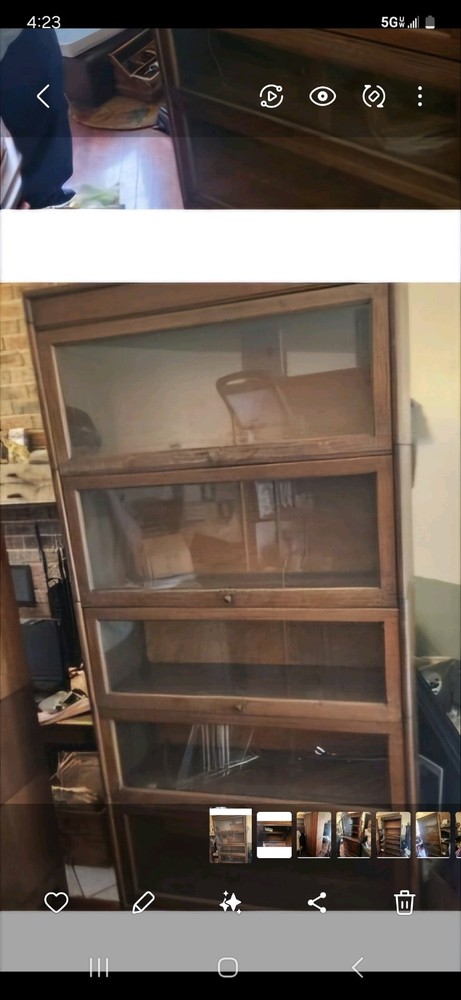 barrister bookcase antique