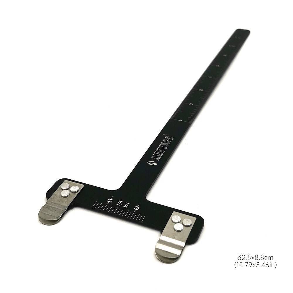 Archery T Shape Bow Square Ruler + String Nocking Points Pliers Strings Knock