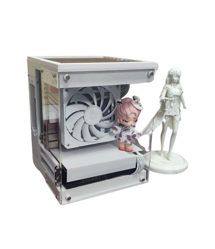 Unique ITX case, Open Computer Case, 3D printed PC case, SFX power supply,Compat