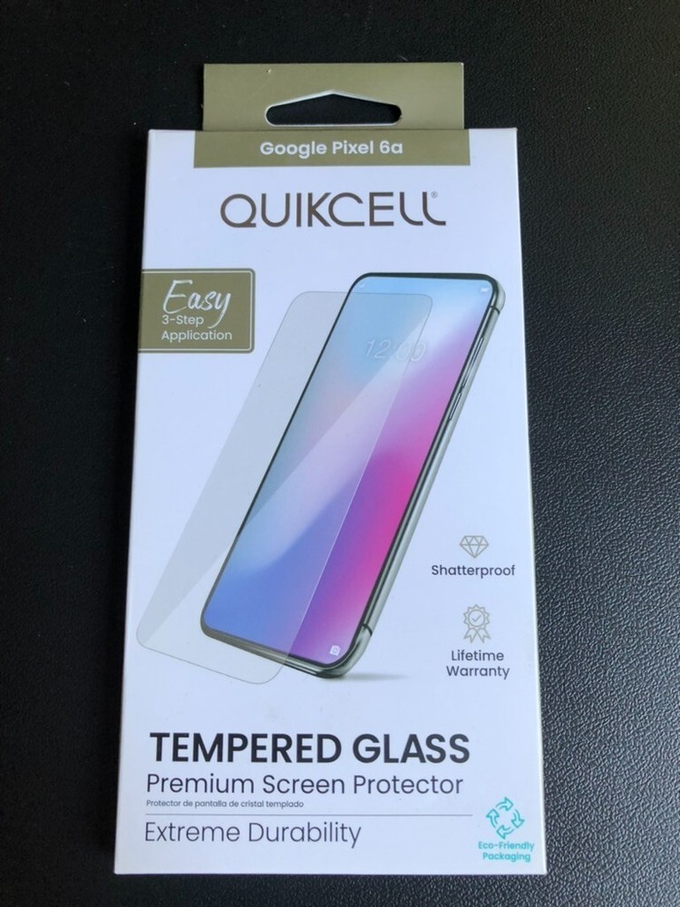 Quikcell - Tempered Glass Screen Protector - Google Pixel 6a