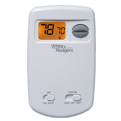 White-Rogers 1E78-144 Non-Programmable Vertical Thermostat, 1H/1C