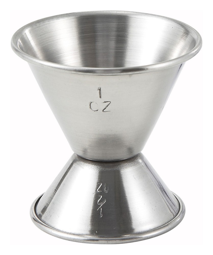 Jigger, 1/2oz x 1oz, S/S (12 Each)