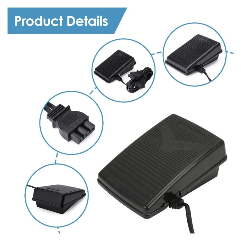 Ergonomic Designs Sewing Machine Foot Pedal Replacement Part Plastic Texture