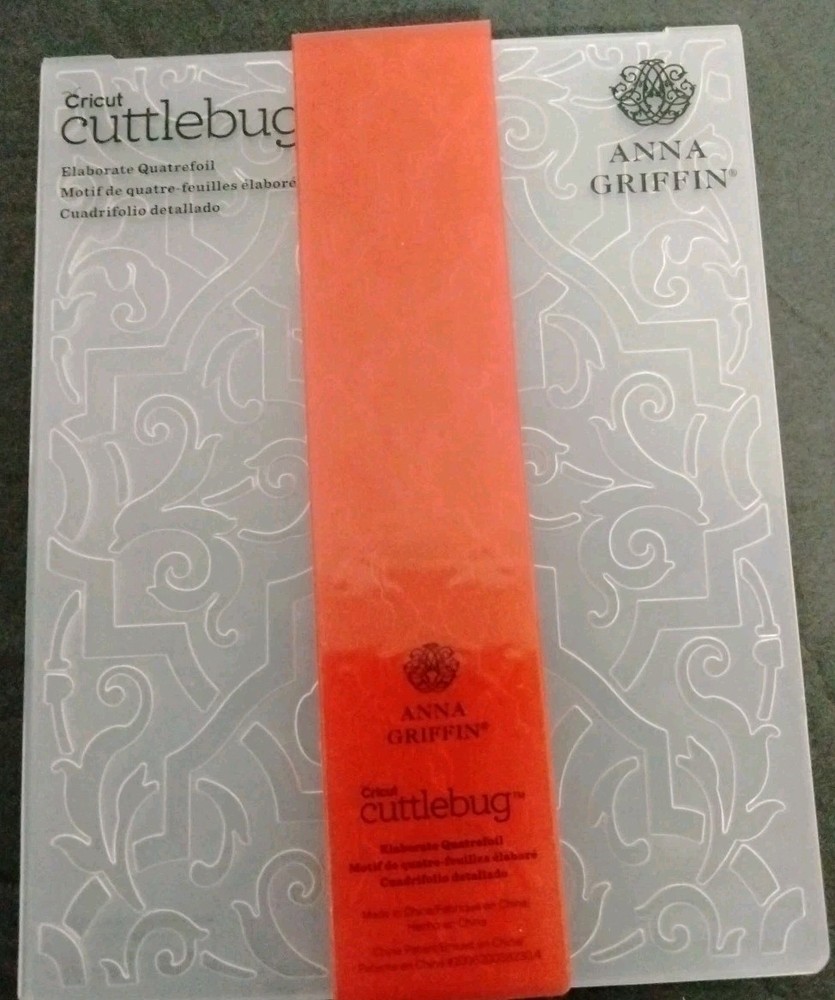 Anna Griffin Cricut Cuttlebug Embossing Folders-4 Blossom Dance Modern Vines....