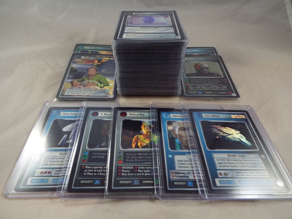 STAR TREK CCG REFLECTIONS COMPLETE MASTER SET INCLUDING ULTRA RARES