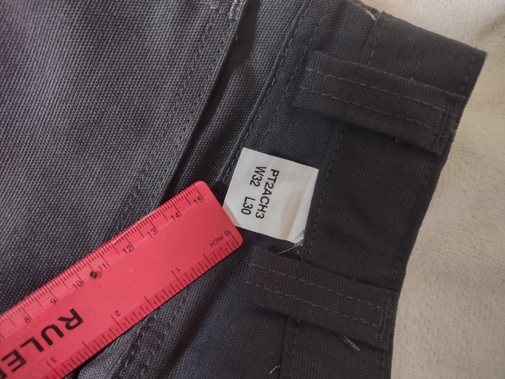 Red Kap Gray Work Pants PT2ACH3 32x30 Polyester Cotton Construction Men