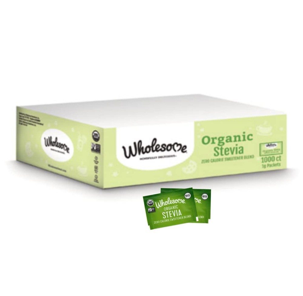 Sweetener Stevia Packets 1000 Pc, 1000 ct