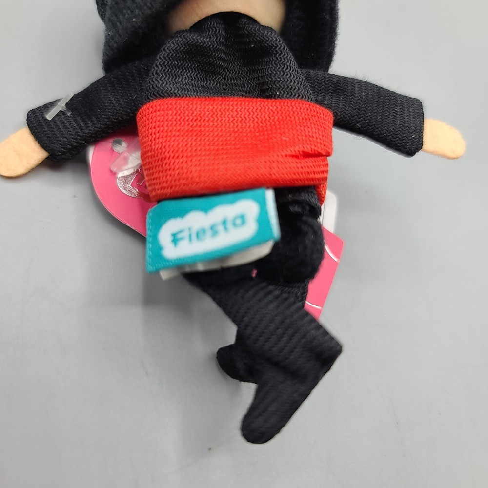 Fiesta Crafts Black Red Ninja Finger Puppet