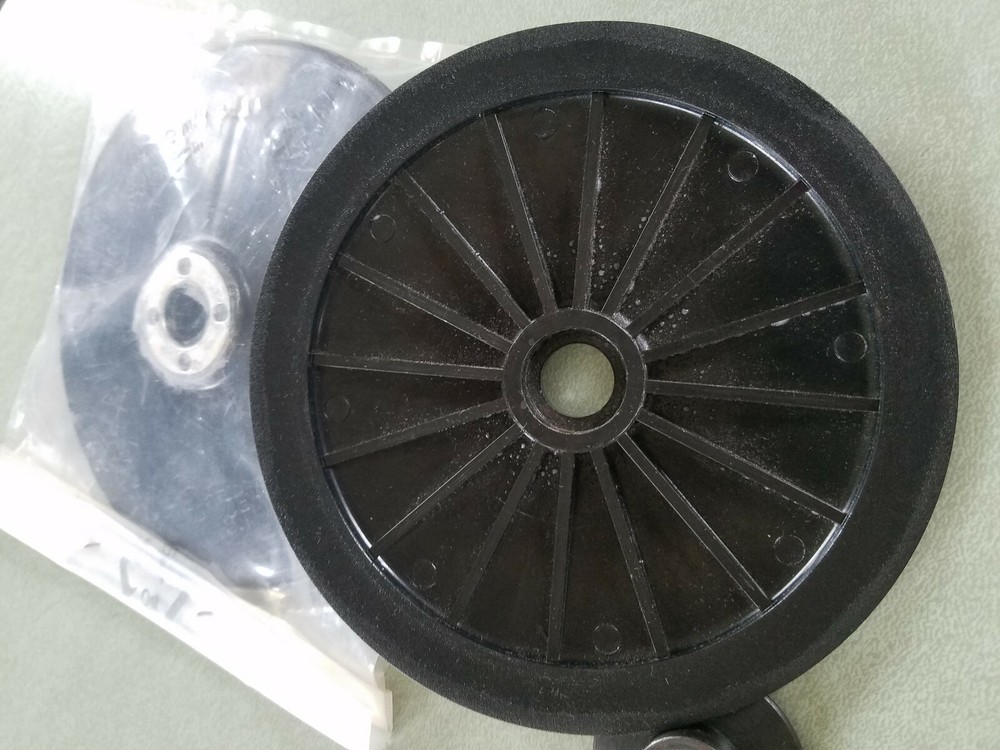 6" FLAT DISC BACKING PAD & NUT, 5/8-11, SAIT