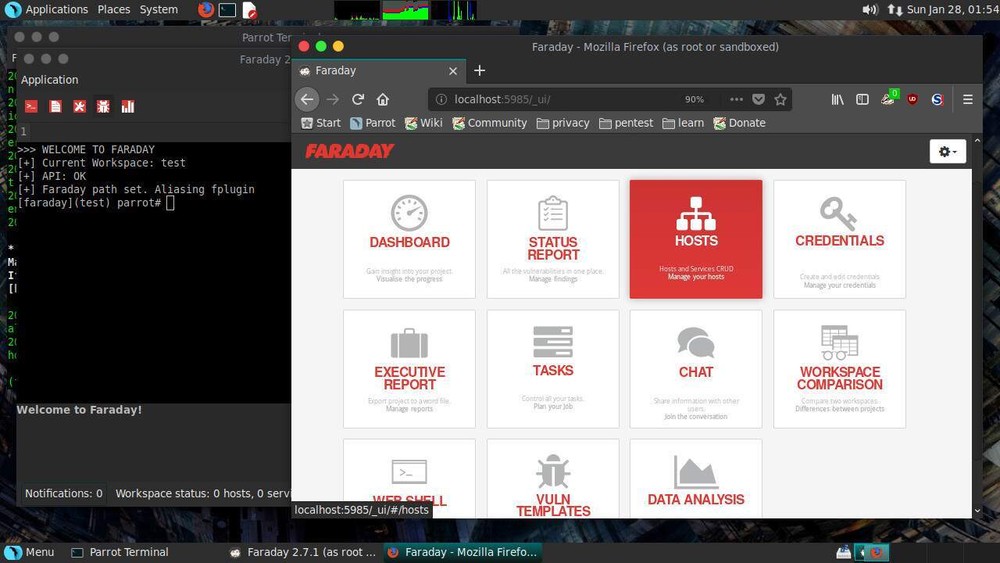 PARROT OS 4.11 Security / Privacy LINUX INSTALL & LIVE 64bit DVD