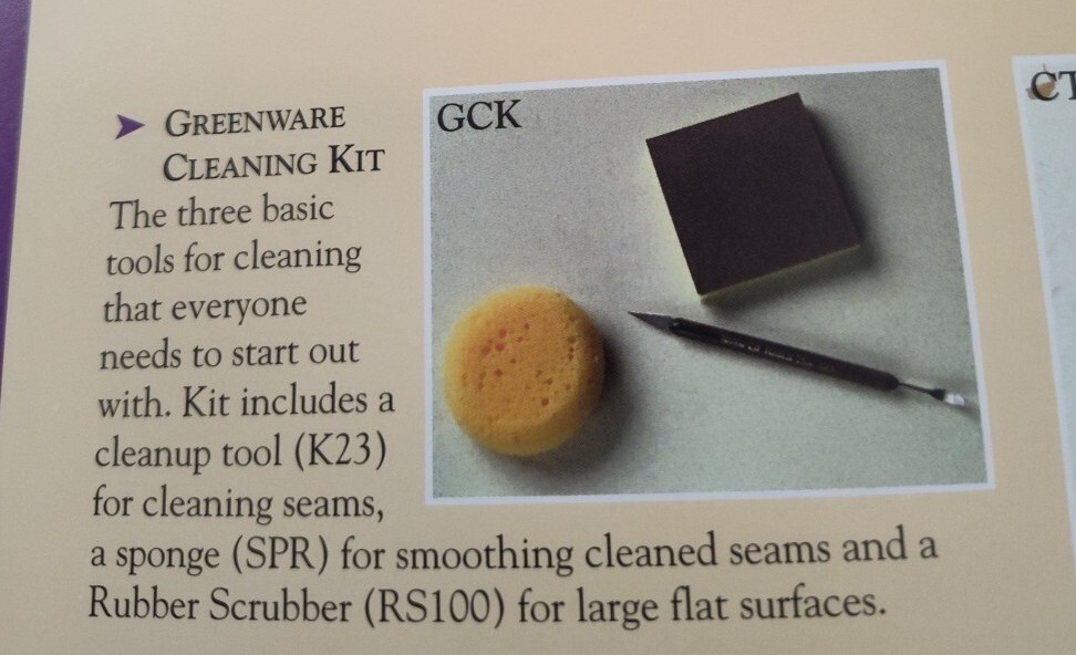 Kemper Tools GCK Greenware Cleaning Kit 3 Piece Kit