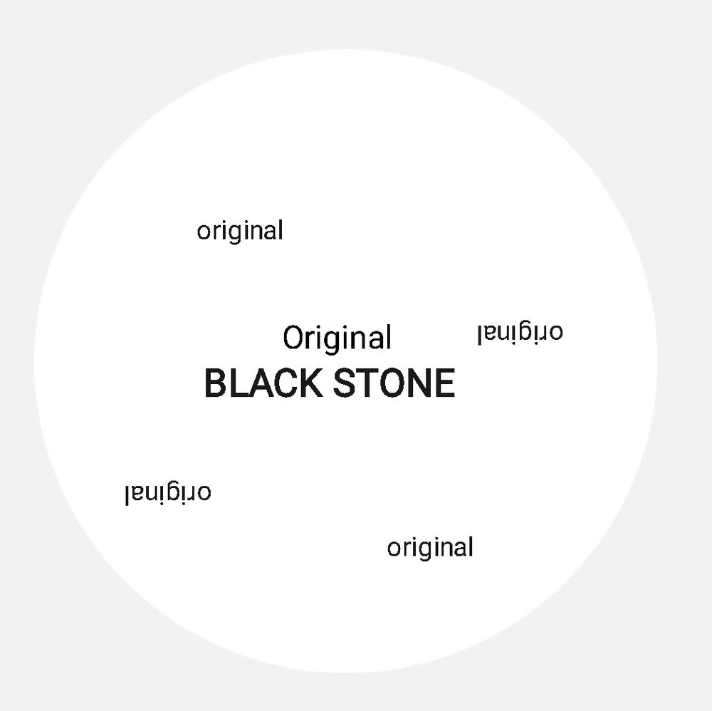 Original Black Stone , the natural delay  stone  for men