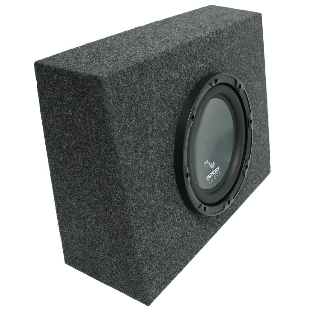Universal Regular Standard Cab Truck Harmony R124 Single 12" Sub Box Enclosure
