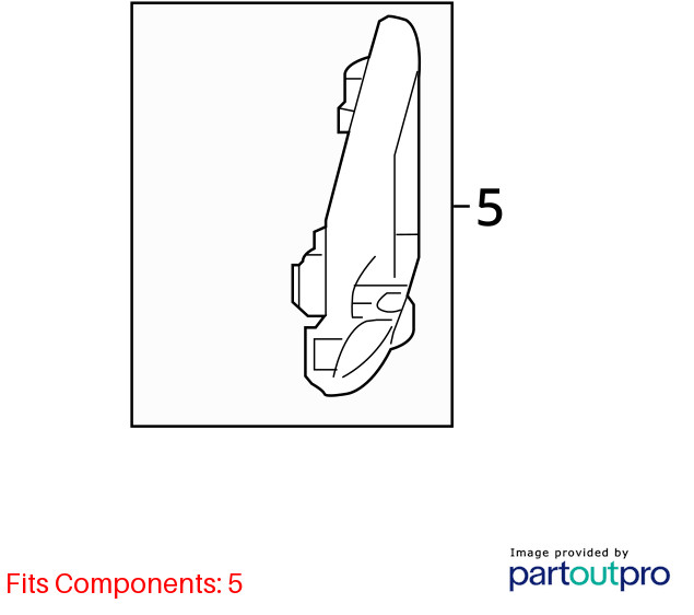 2017 - 2020 JAGUAR F-PACE REAR LEFT RADAR BLIND SPOT UNIT CONTROL MODULE