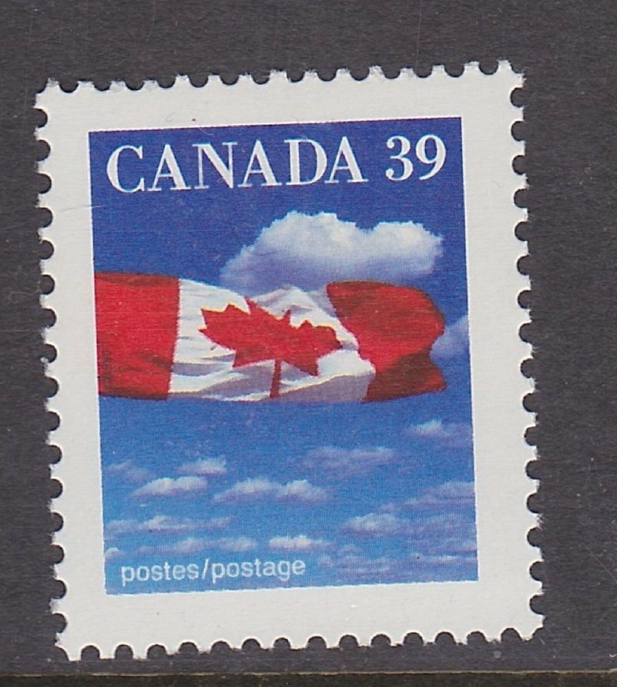 CANADA NO 1166, FLAG OVER CLOUDS,  MINT NH