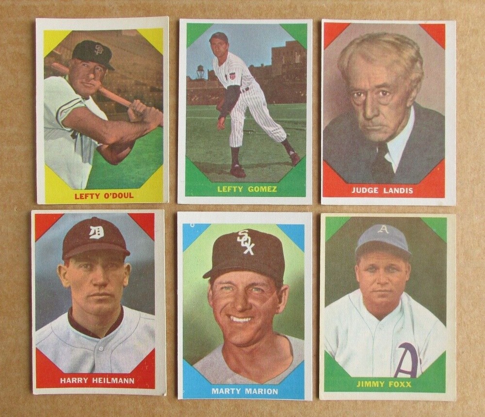 1960 FLEER BASEBALL CARD SINGLES COMPLETE YOUR SET PICK CHOOSE