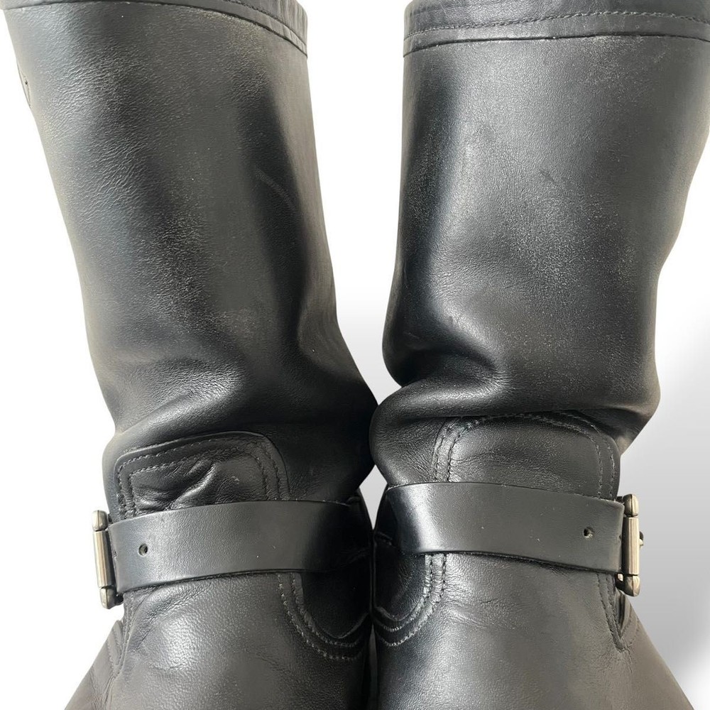 Chippewa Boots 27899 Leather Black Engineer Boots Size 10E