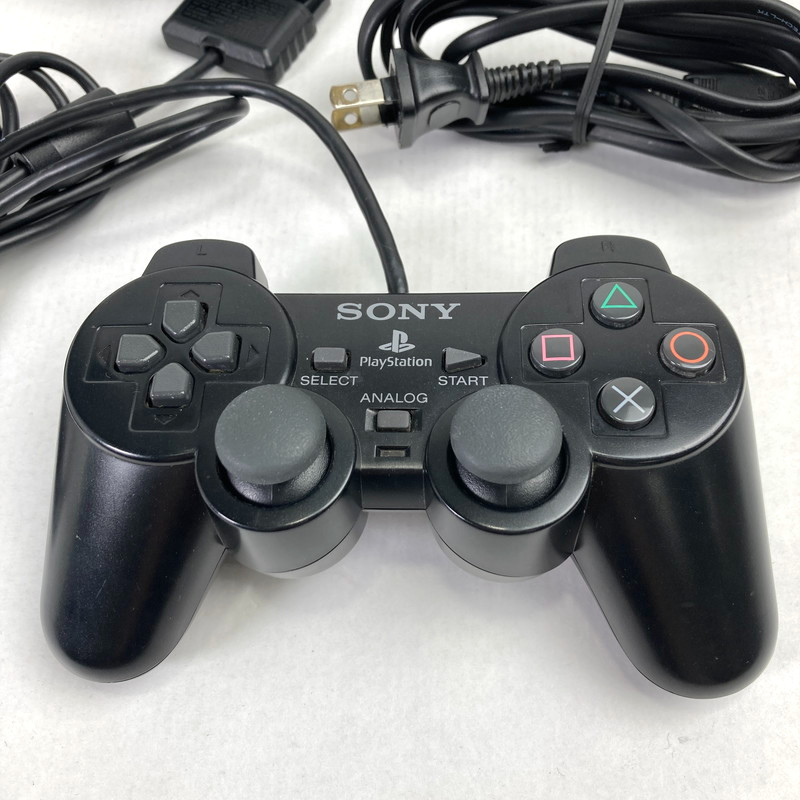 Sony PlayStation 2 PS2 SCPH-30000 Black Console Tested With Controller, Cable