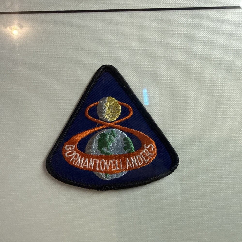 Framed 30”/20” Apollo mission patches quantity 12