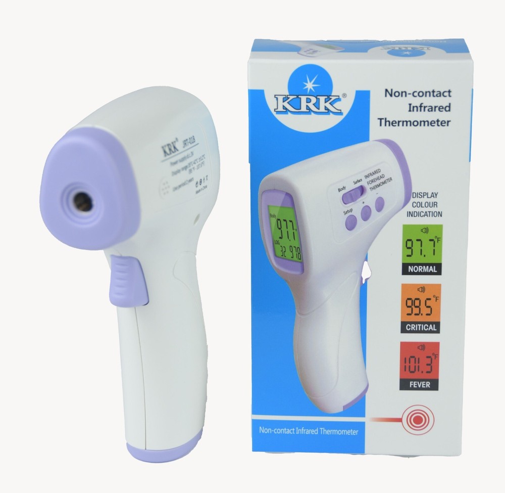 Digital Thermometer Non Contact Switch Between Body & Object