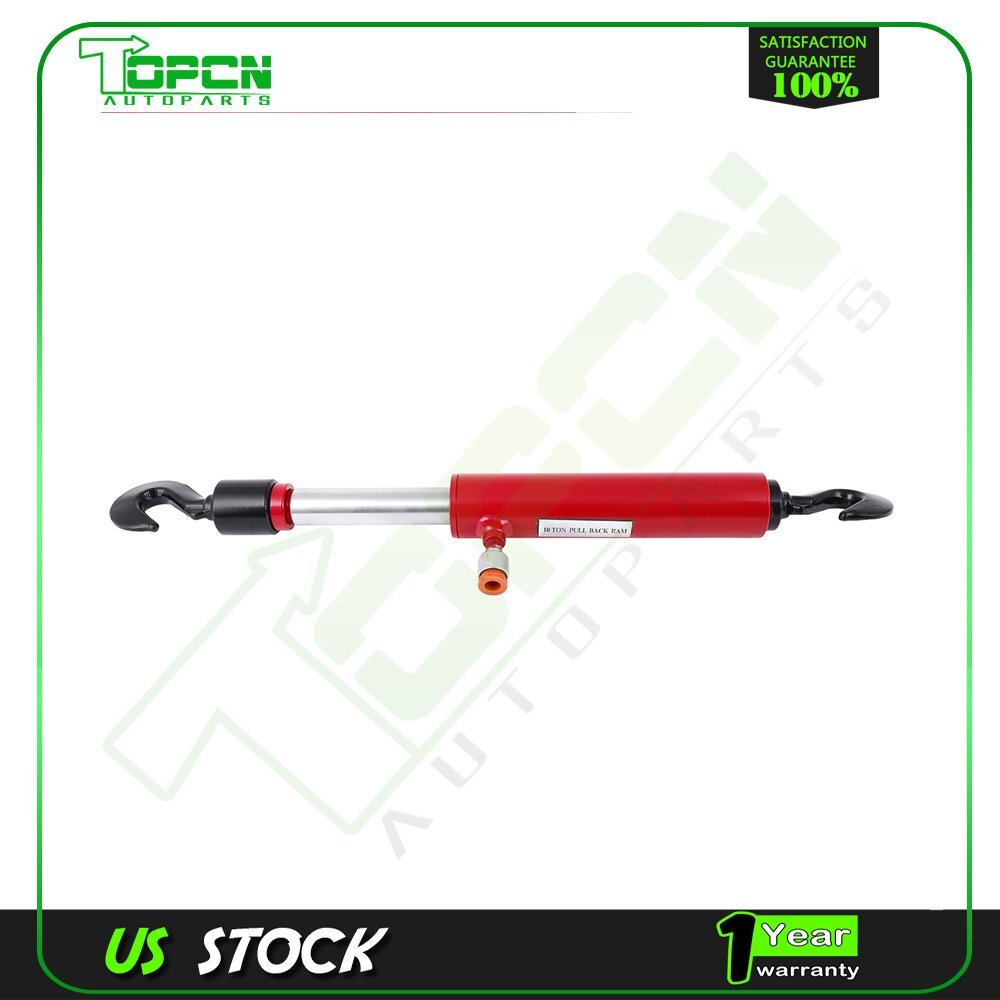 10 Ton Hydraulic Pull Back Ram Body Shop Frame Porta Power 26" Long with 5" Pull