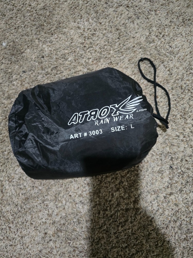 Lg atrox motorcycle black rain wear