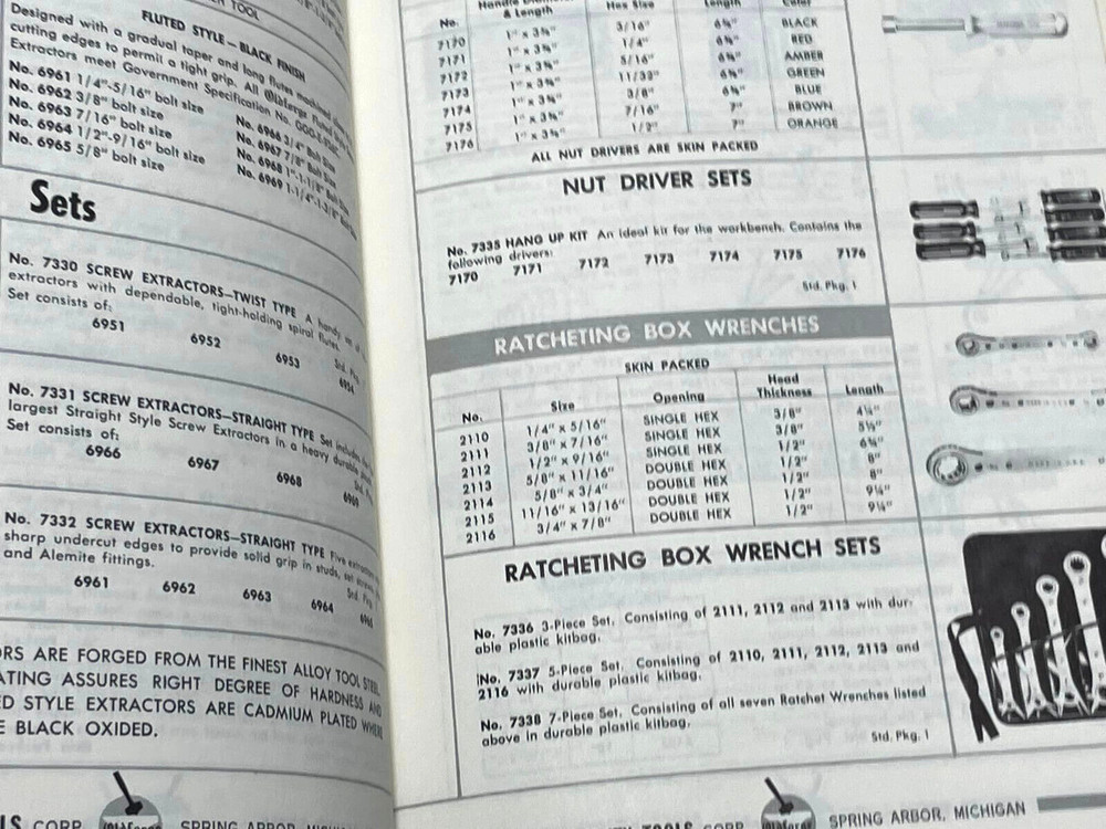 Vintage Original 1976 Oldforge Mechanic Tools Catalog 40 Pgs