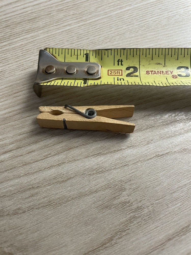 Small Wooden Clothes Pin Vintage