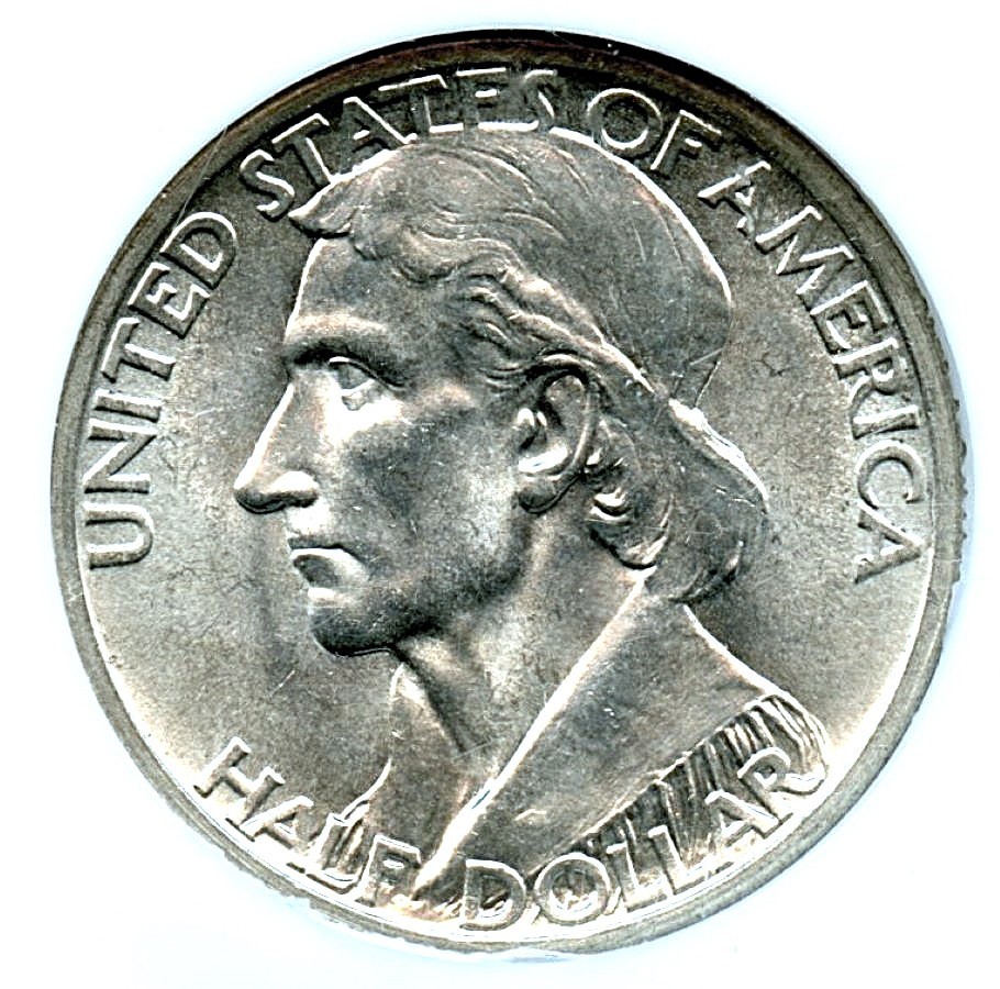 1935 Boone Silver Commemorative, NGC MS65