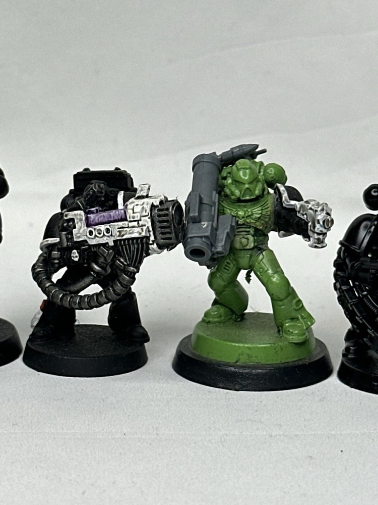 Warhammer 40k Space Marine Devastator Squad Lascannon & Malta Games Workshop