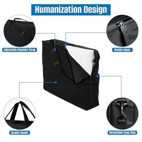 Folding Table Storage Bag, Portable 600D WaterProof 8FT Folding Table Bag