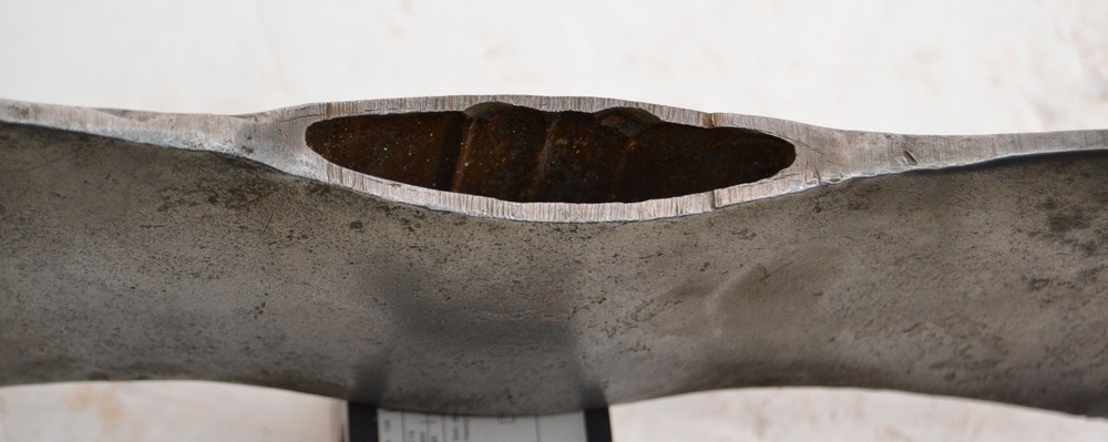 Nice Unmarked True Temper 3lbs 7oz Swamper Double Bit Falling Axe Head