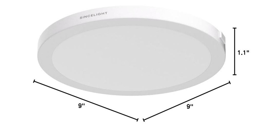 SINCELIGHT Ultra-Thin LED Ceiling Lights for Bathroom,Kitchen,Hallway,Closet ...