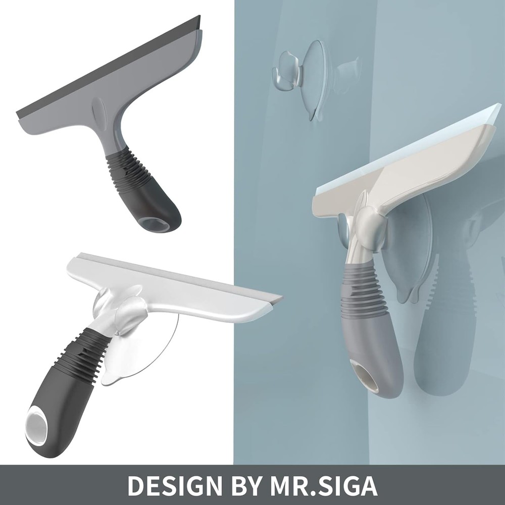 Multi-Purpose Silicon Squeegee for Window, Glass, Shower Door, Car Windshield