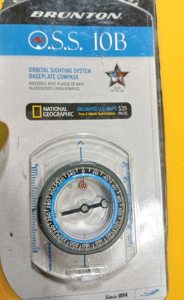 Compass Baseplate Orbital Sighting