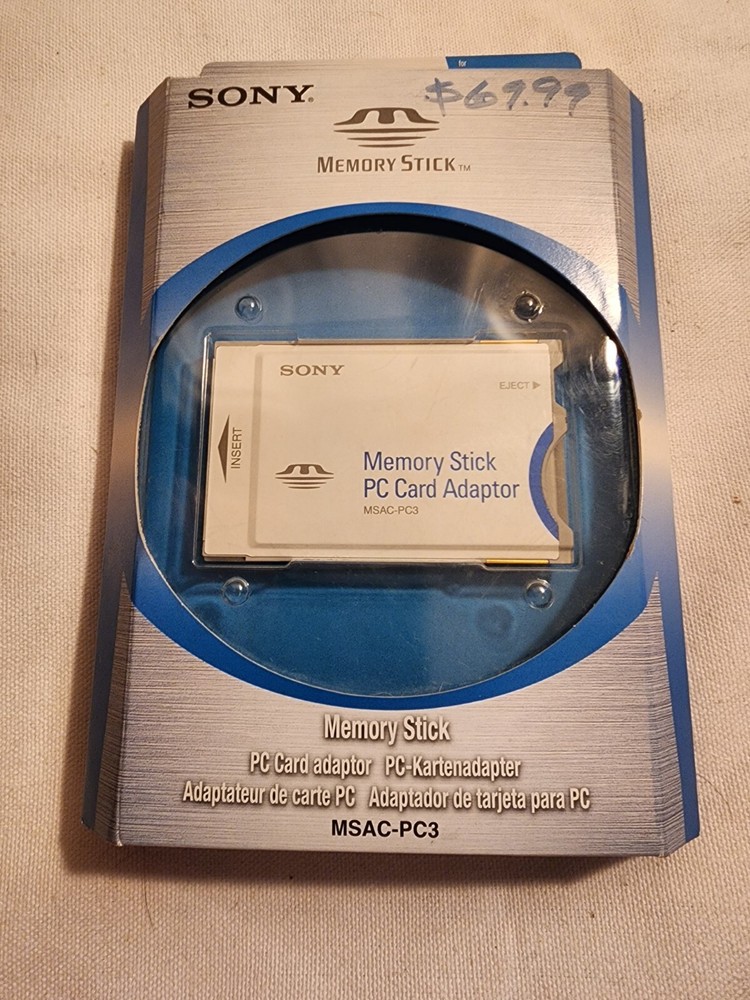New Sony MSAC-PC3 PC card Adapter