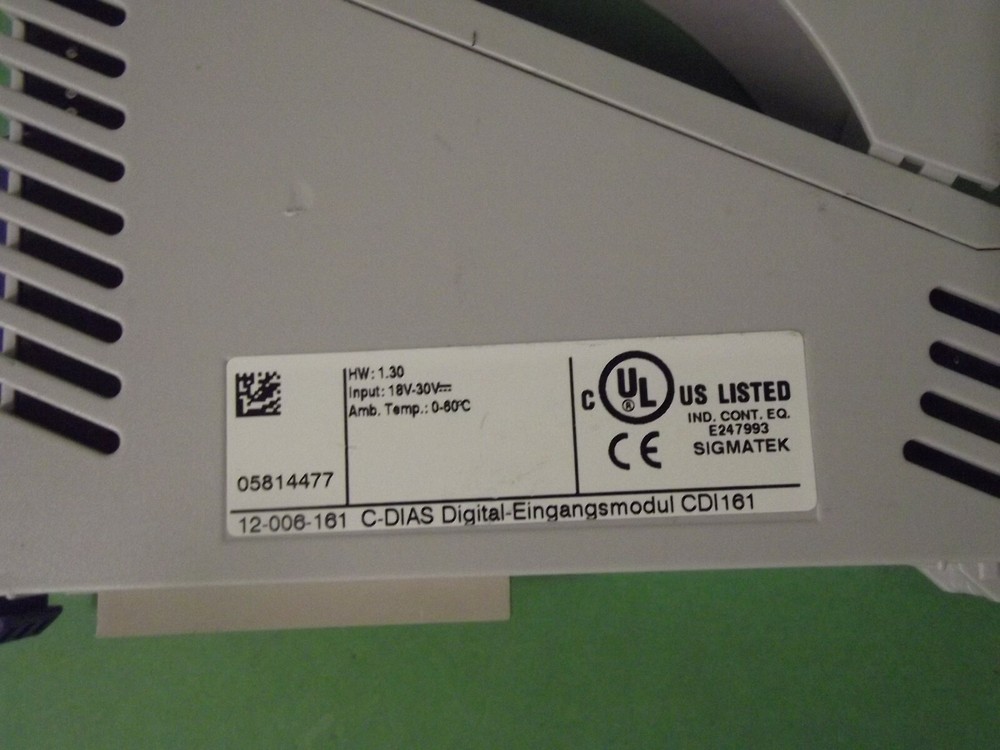 Sigmatek 12-006-161 input module CDI 161