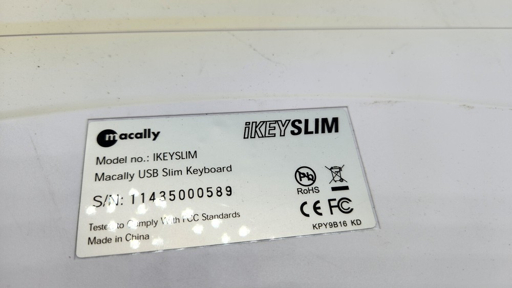 MacAlly iKeySlim Ivory KPY9B16 KD