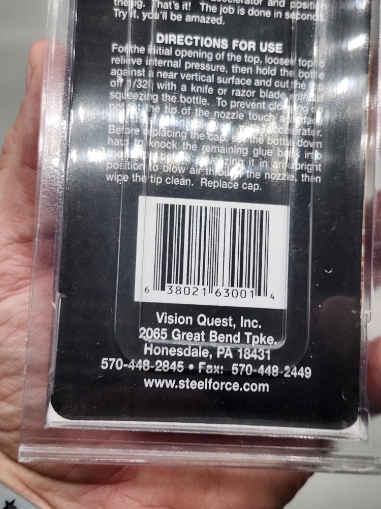 New Steel Force Beyond Bond Glue .5 oz.