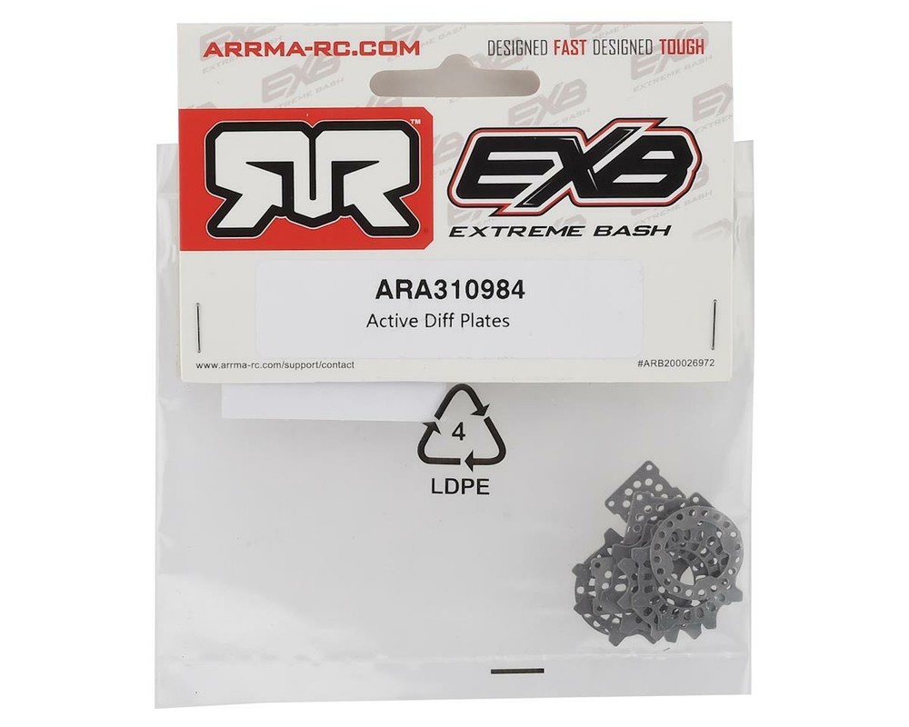 Arrma Kraton EXB Active Differential Plates [ARA310984]