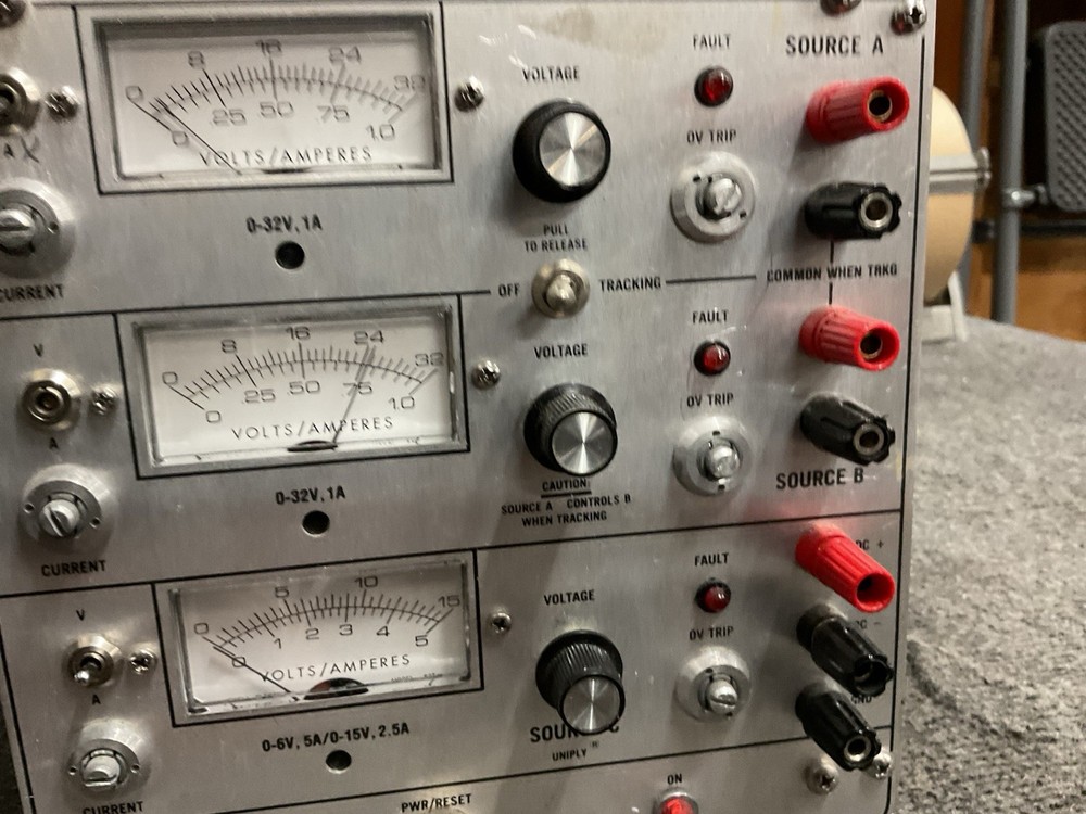 Power Designs TP340A Triple Output DC Power Supply