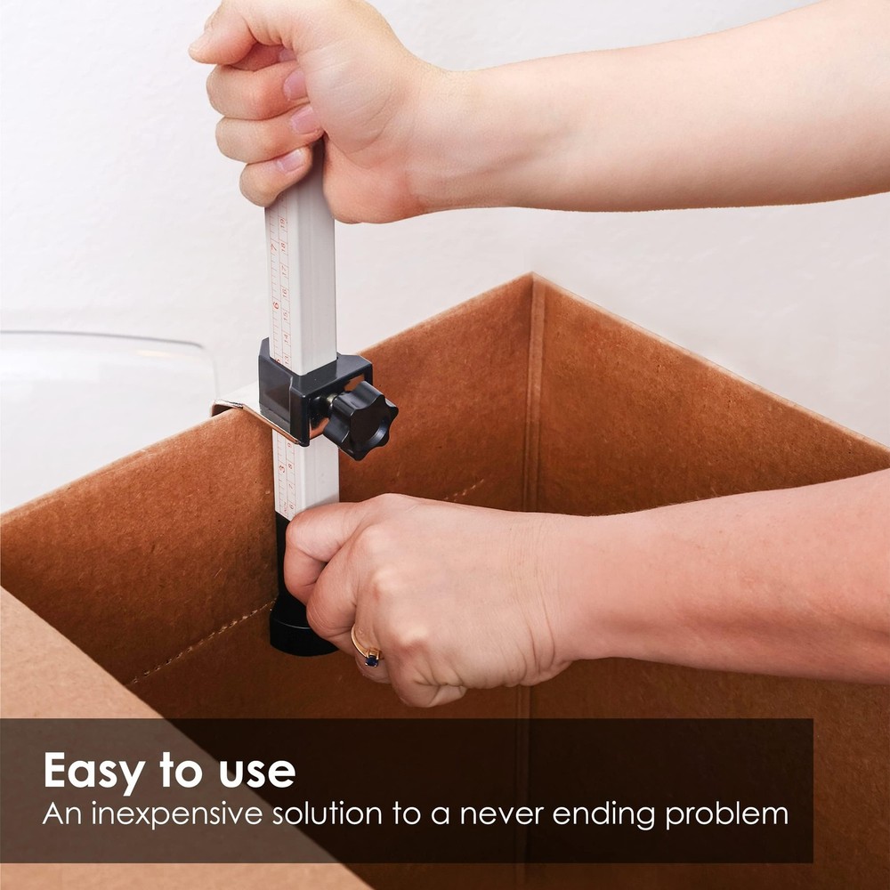 Box Resizer Tool with Scoring Wheel - Cardboard reducer to White, Black