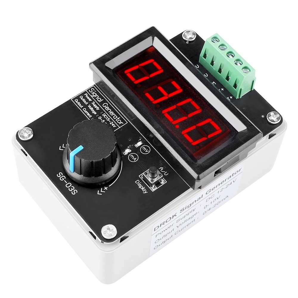4-20mA & DC 0-10V Adjustable Signal Generator - Compact Testing Solution