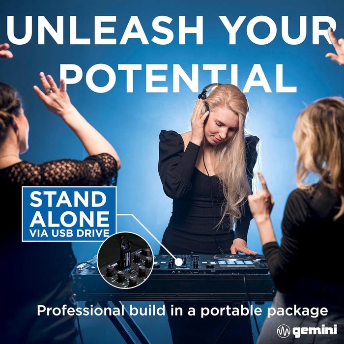 Gemini GMX Professional DJ Media Player Two-Channel Performance