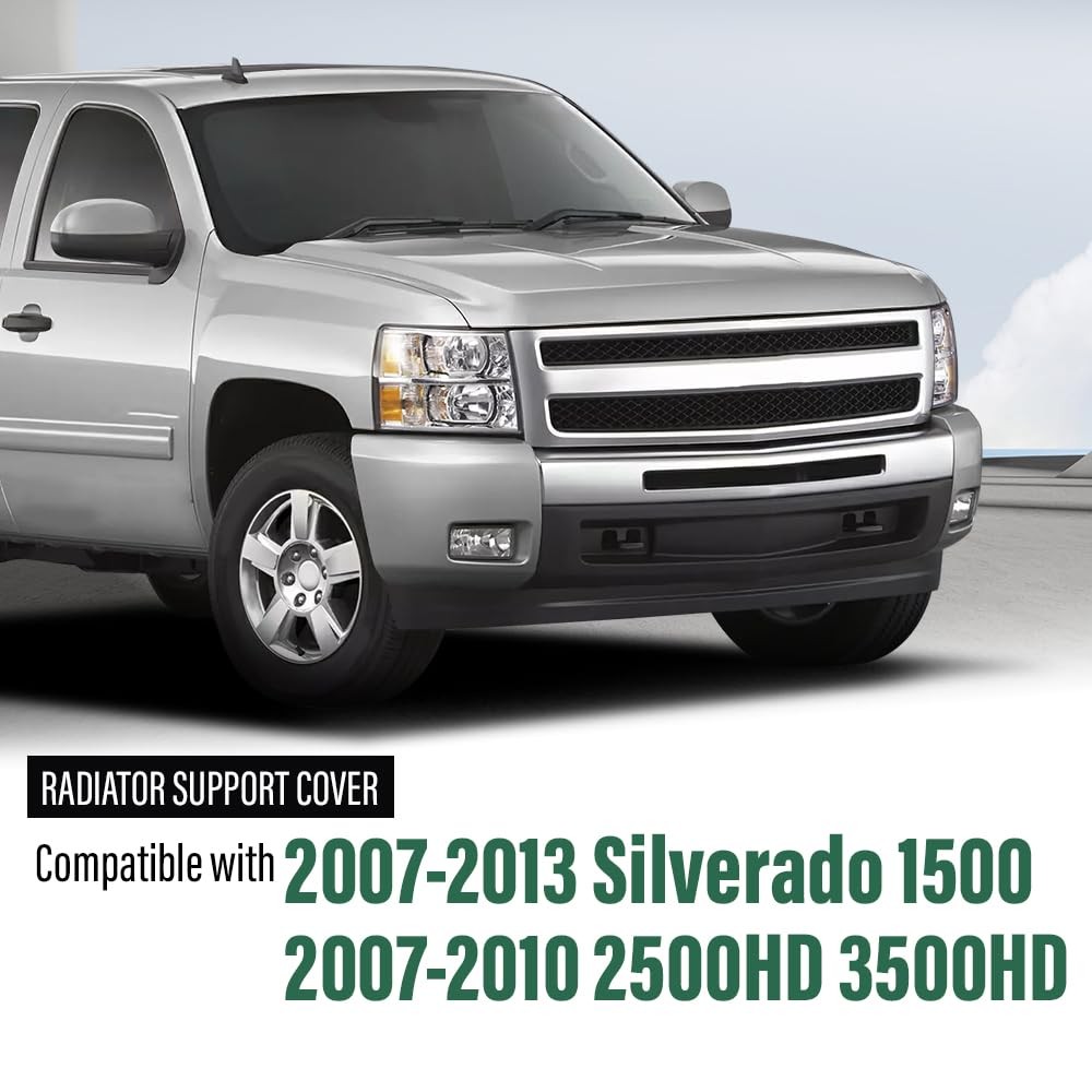 Upper Radiator Support Cover Compatible with Chevy Silverado 1500 2007-2013