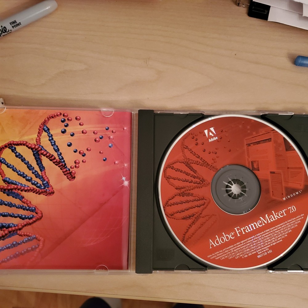 Adobe FrameMaker 7.0 for Windows & Serial Number