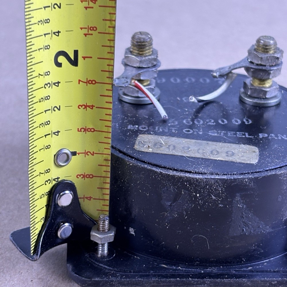 Weston Electrical Mod 301 Panel Meter Gauge Relative Output 0-8 & Microns 0-500