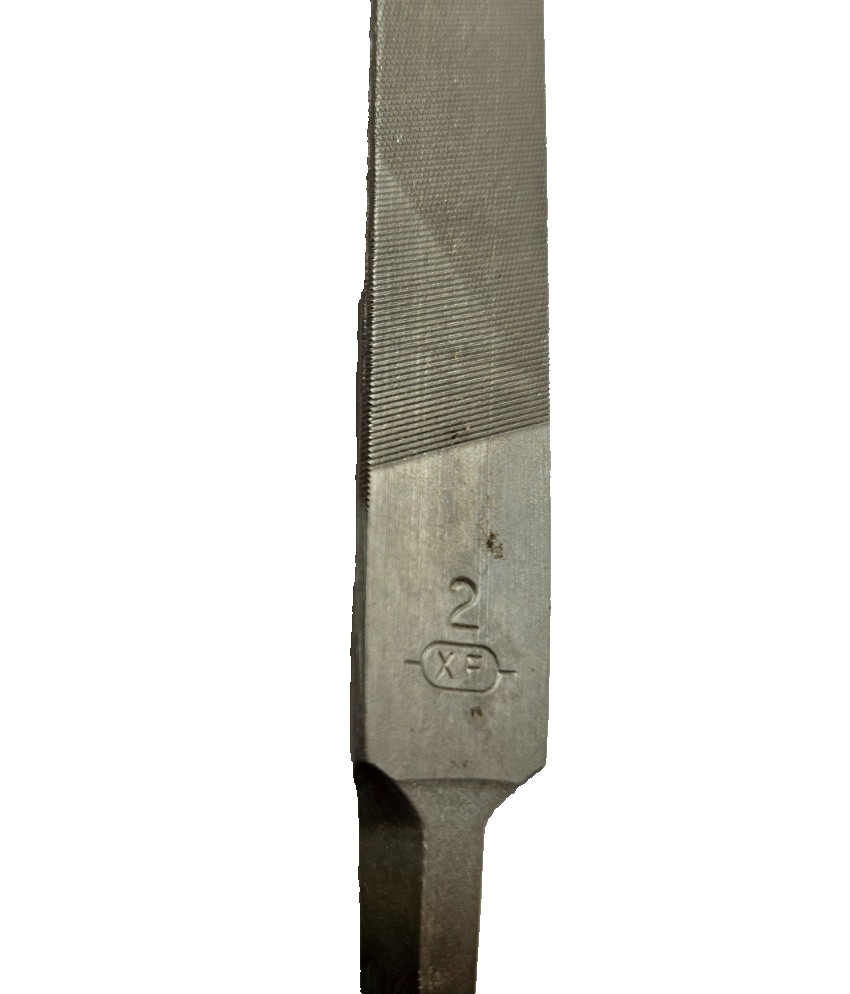 8" Triangular File Nicholson 3-Square 41530 #2 Double Cut Medium Swiss Pattern